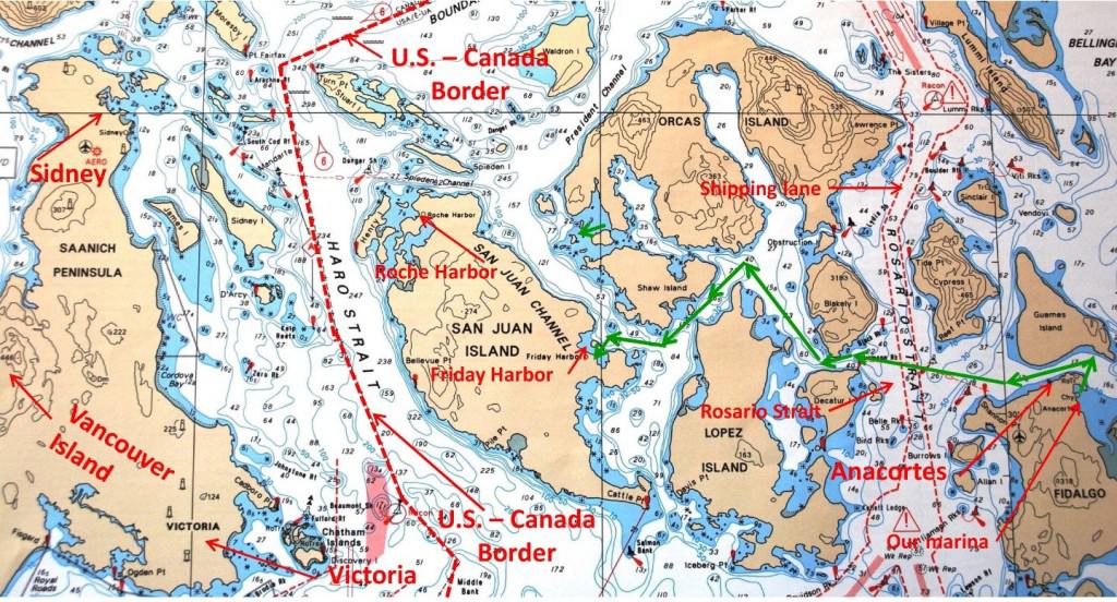 Summer 2019 Cruise Friday Harbor Shakedown Cruising on Flying Colours